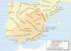 Delimitaci�n general m�s o menos imprecisa entre diversos pueblos prerromanos