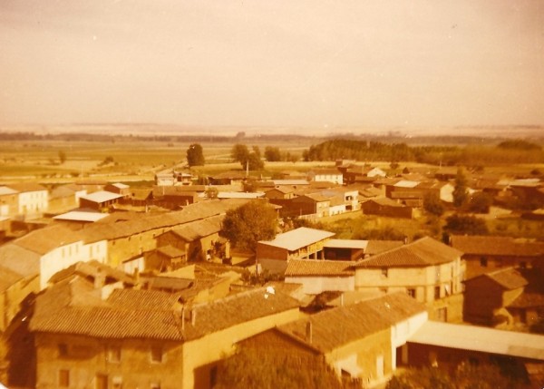 Villademor desde la torre en 1979